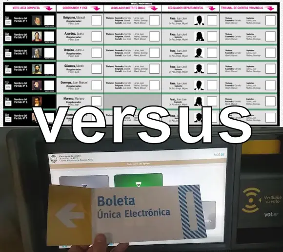 Boleta única versus boleta única electrónica