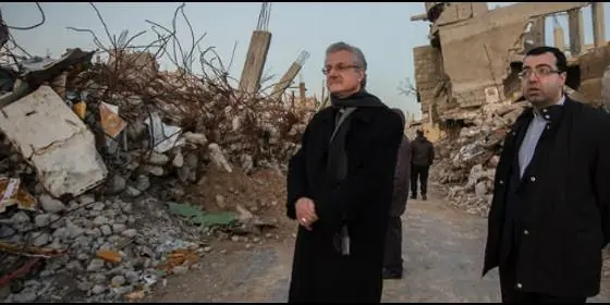 Monseñor Vives en Gaza: 'Hemos sufrido con ellos y hemos re