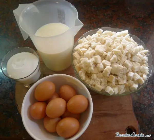 Como hacer budin de pan casero
