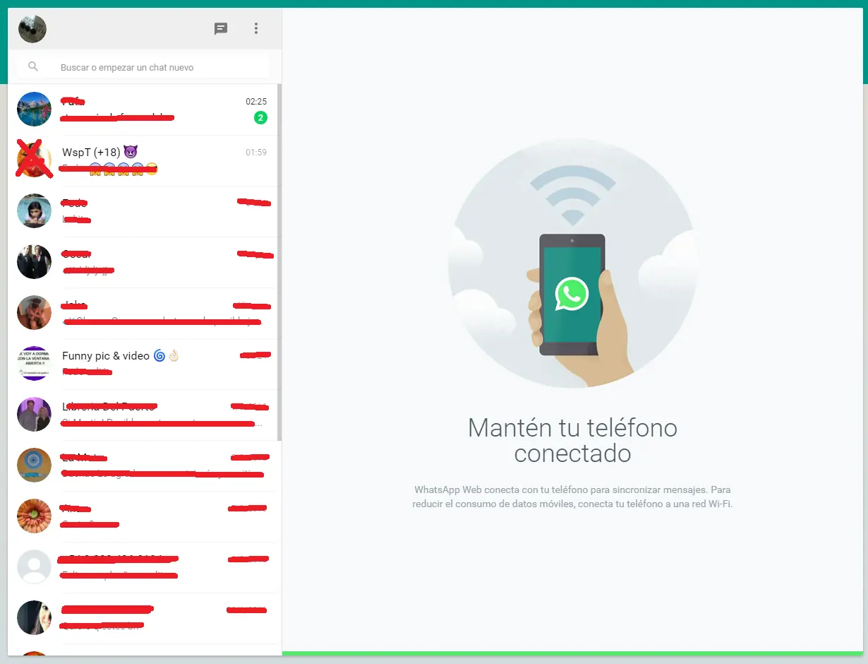 Ve tu WatsApp desde la PC (sin programas !)
