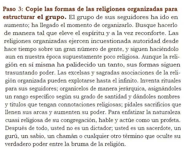 Lince crea tu propio culto / religión /  multinivel