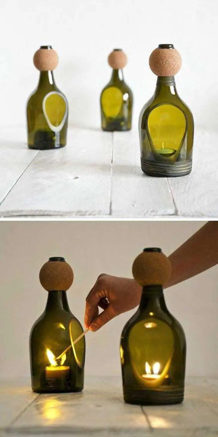 Usos que puedes darle a una botella de vidrio