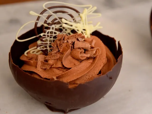 mousse de chocolate