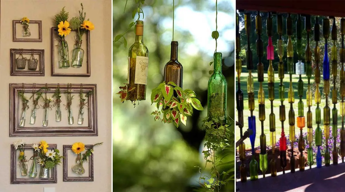 botellas de vidrio