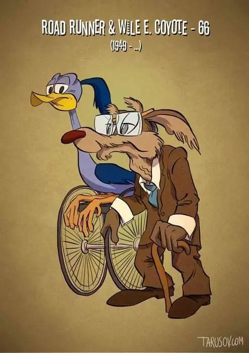 Tus personajes de la infancia envejecidos