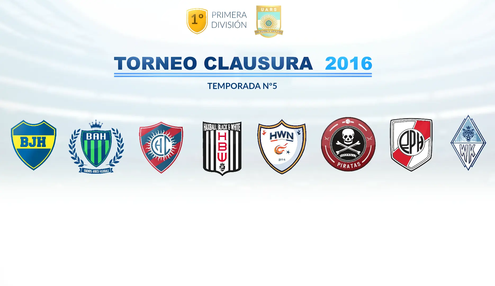 5ta Temporada de UARS / Mirá los Equipos
