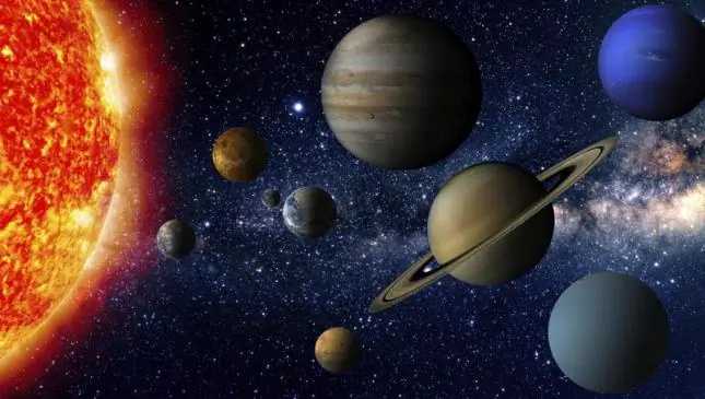 ¿Cuál es la distancia entre cada planeta del Sistema Solar?
