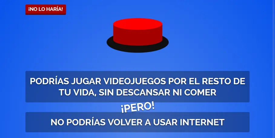 Vos apretarías el Botón? Vos apretarías el Botón?