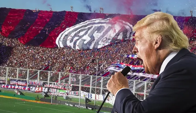 Tinelli le respondio a Donald Trump