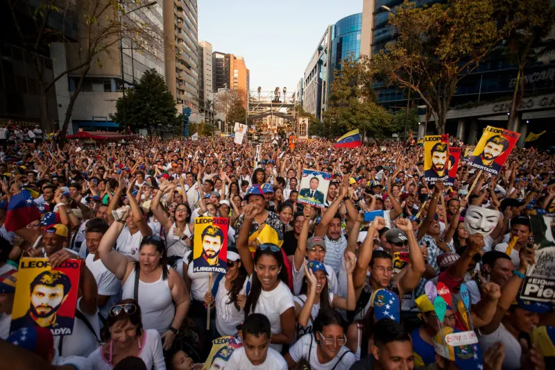 Vzla:Oposicion volvio a las calleges y exigio LIBERTAD