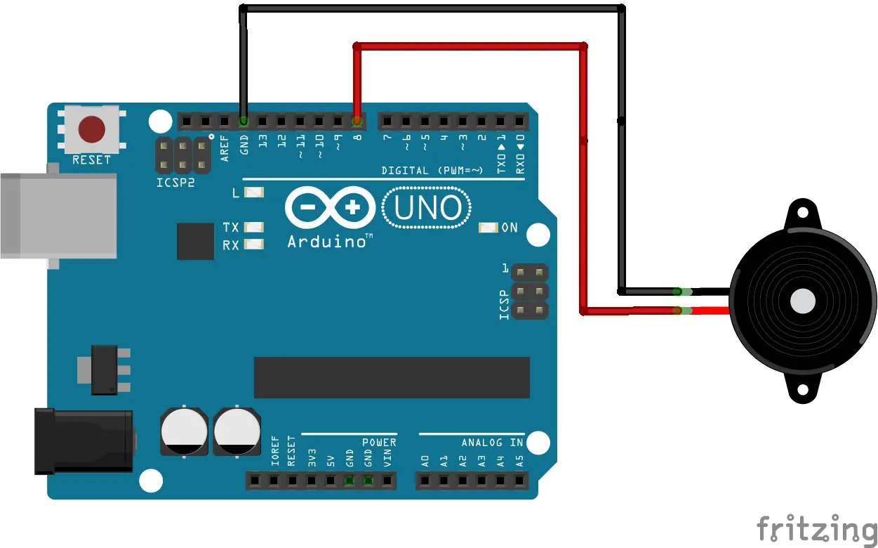 La melodía de Skyrim tocada con arduino uno