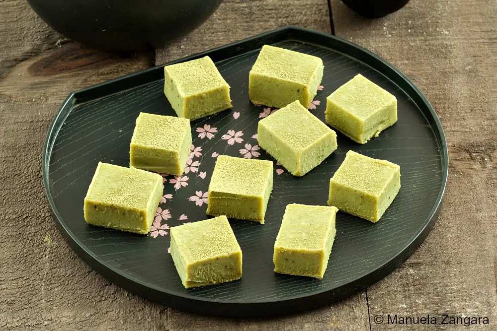 Recetas Japonesas: Matcha nama choco (Chocolate de te verde)