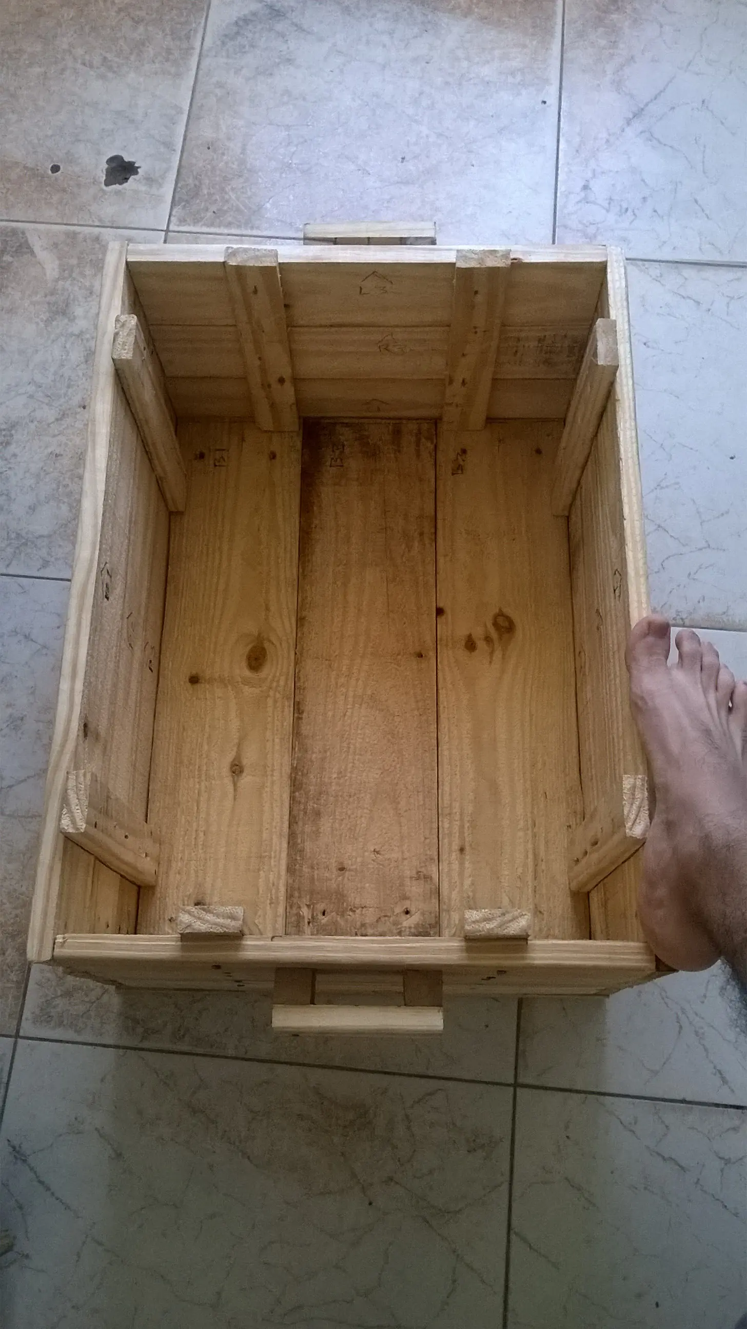 Les muestro el cofre que hice