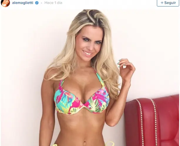 Alejandra Maglietti, una diosa en bikini. ¿Le das?
