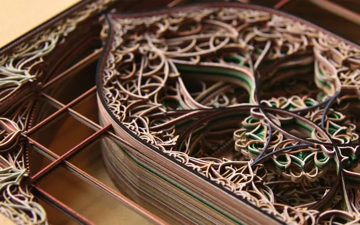 Eric Standley,arte con papel.
