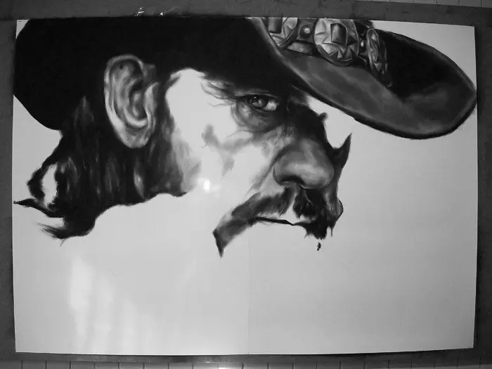Lemmy Kilmister - Motörhead (Retrato gigante tributo) Lemmy Kilmister - Motörhead (Retrato gigante tributo)