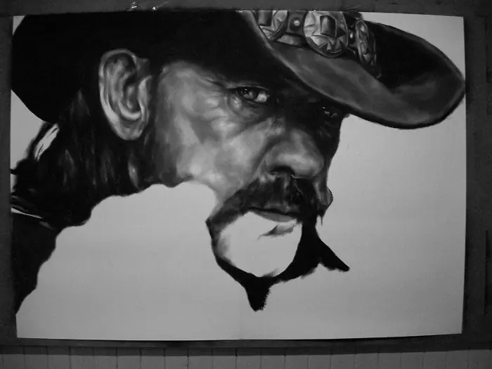 retrato lemmy kilmister retrato lemmy kilmister