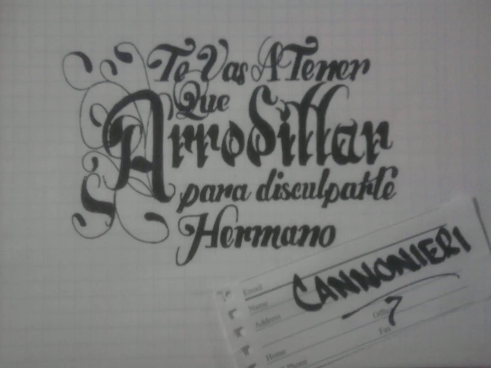 caligrafia ejercicios