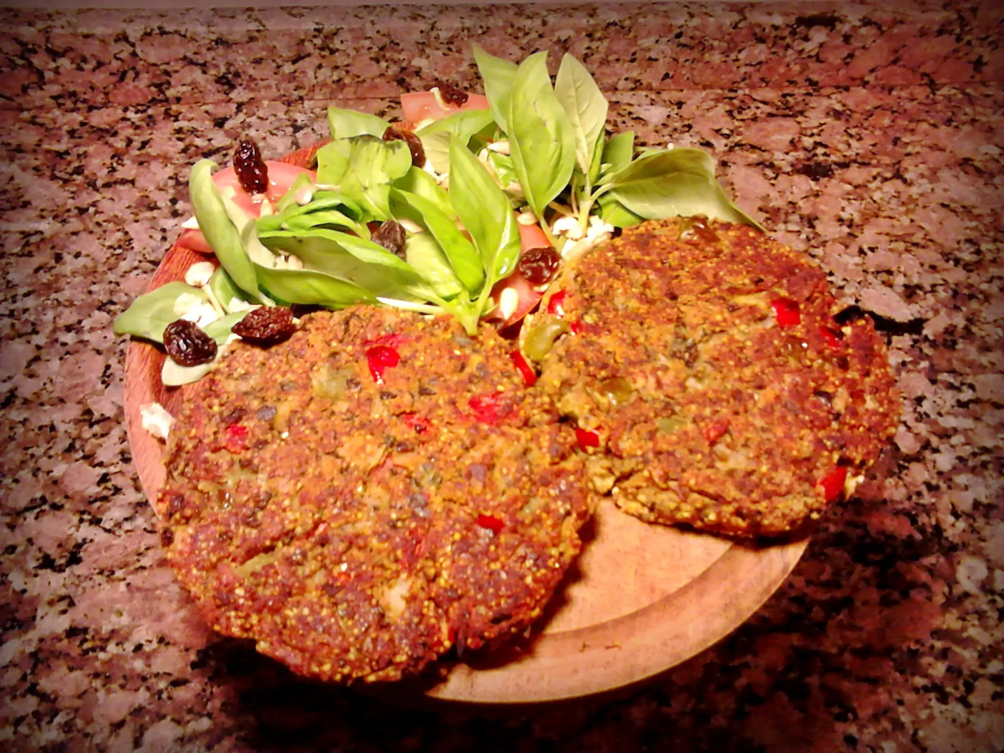 Hamburguesa VEGANA ♨ | de POROTOS Negros