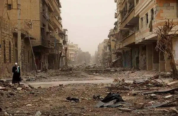 Antes y Después de los bombardeos Antes y Después de los bombardeos