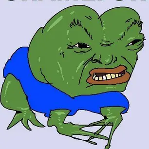 Sad frog