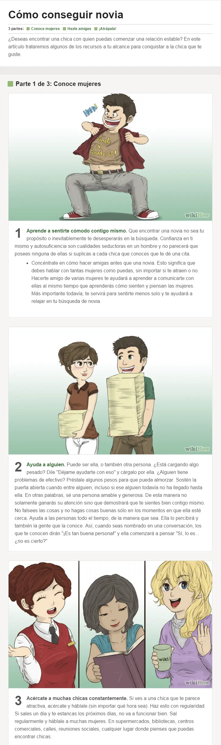 como conseguir novia