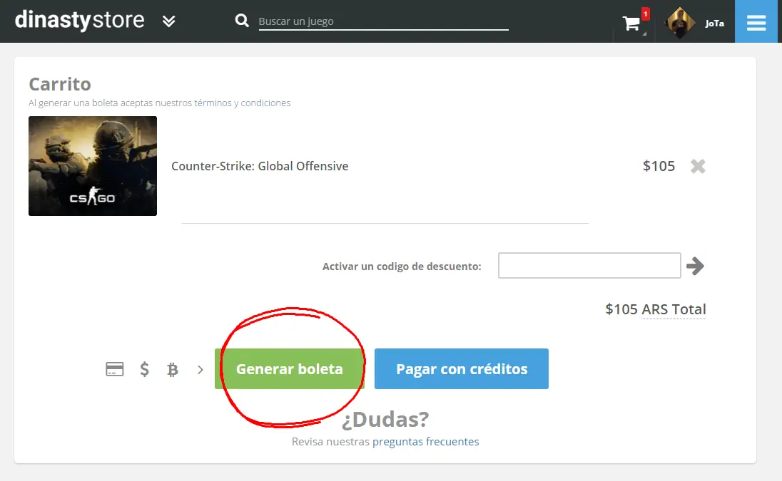 Comprá juegos de steam con tus bits de Taringa!