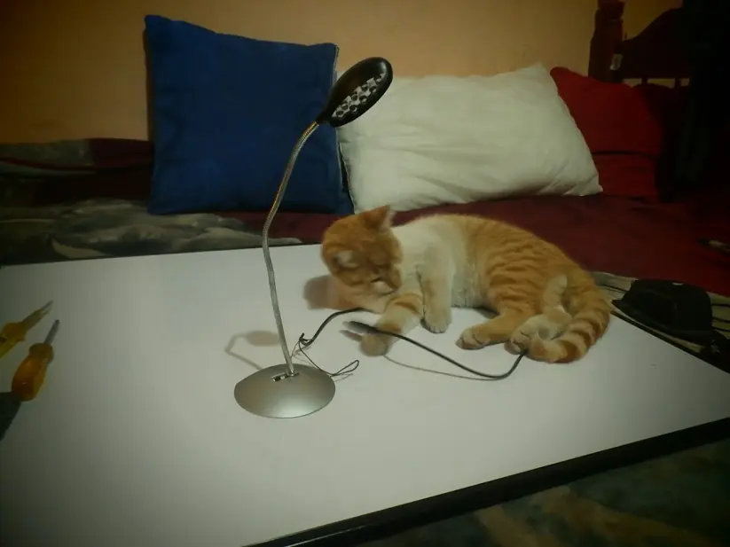 lampara usb casera