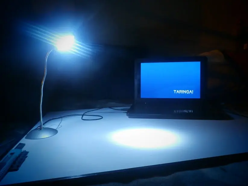 lampara usb casera