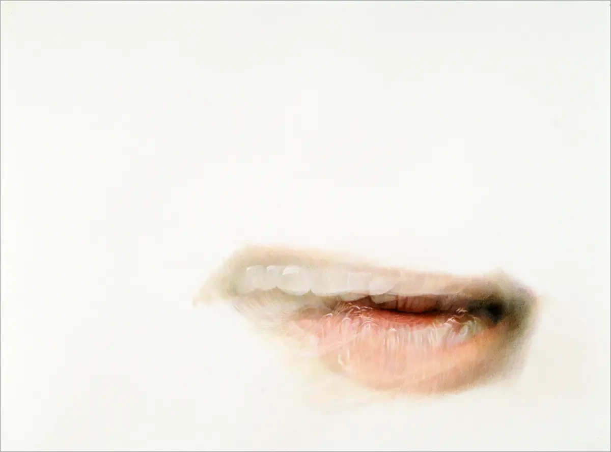 Globos de chicle y bocas hiperrealistas de Julia Randall