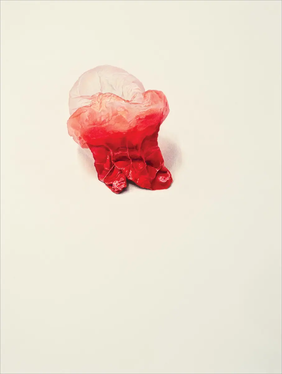 Globos de chicle y bocas hiperrealistas de Julia Randall