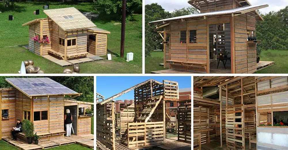 construir una casa con palets en un sólo día