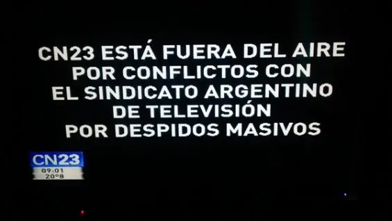 Esta fuera del Aire CN23.