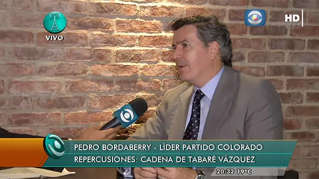 Bordaberry cuestionó a Vázquez por no referirse a ANCAP