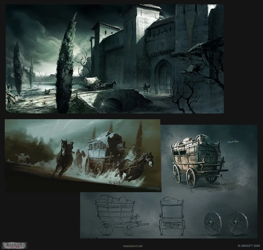 El arte de de la saga Assassins Creed