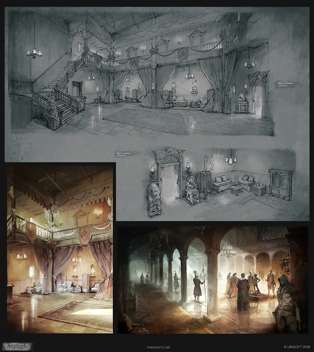 El arte de de la saga Assassins Creed