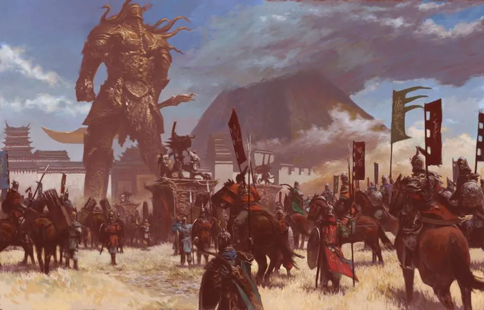 Vikingos, gigantes y deidades ilustradas de Adrian Smith