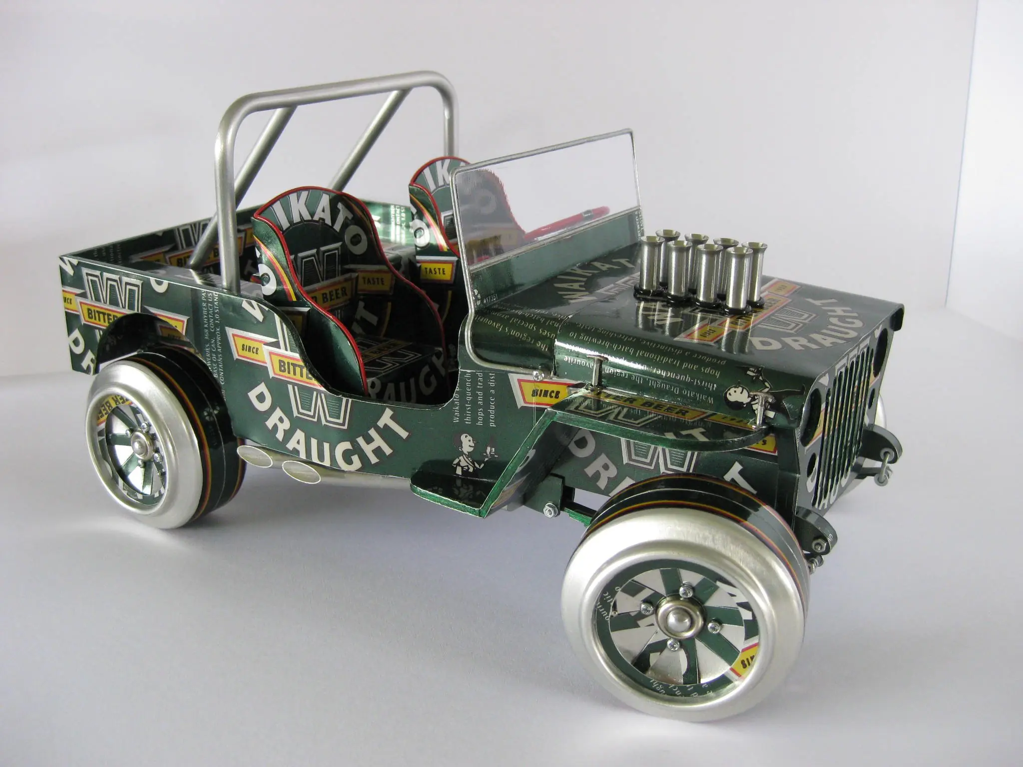 Coches fabricados con reciclaje de latas