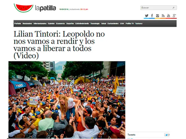 Vzla: Los que los medios de la derecha no mostraron (marcha)
