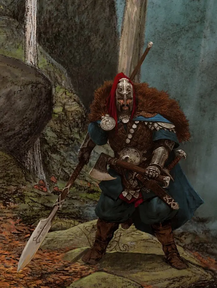 Vikingos, gigantes y deidades ilustradas de Adrian Smith