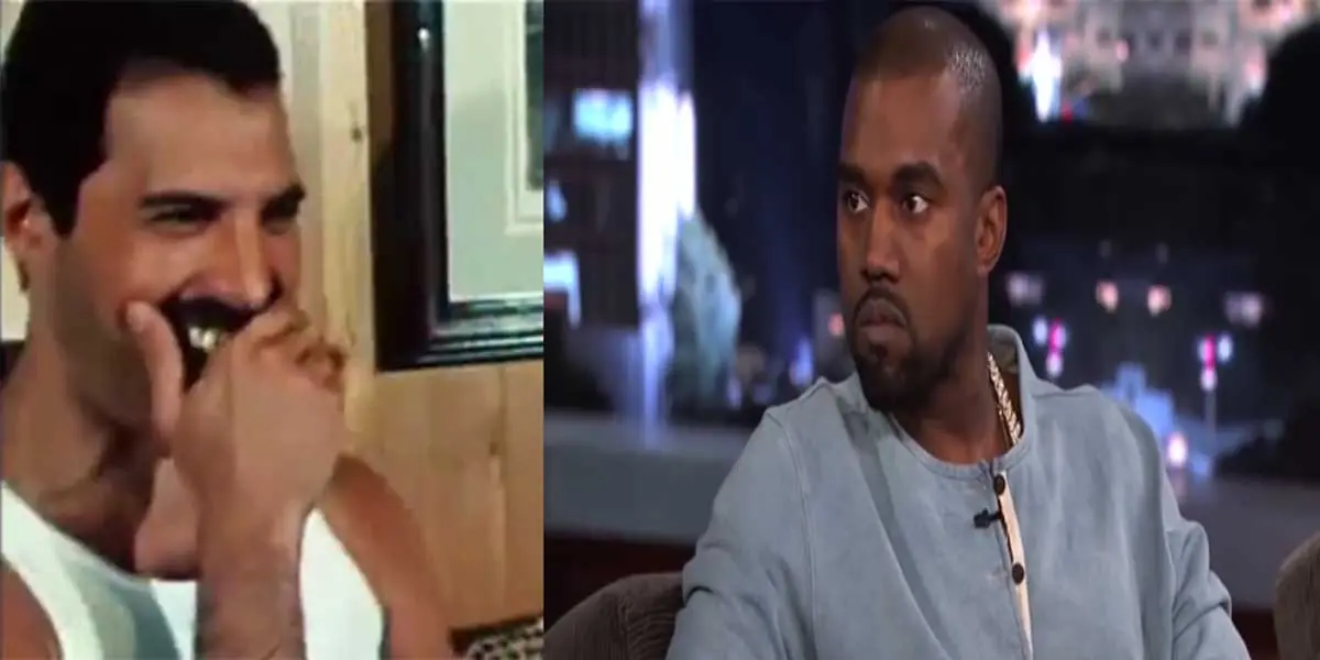 Kanye West se atrevió a cantar una canción de Freddy Mercur