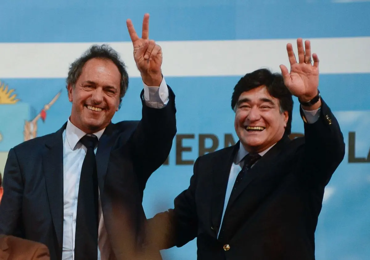 scioli corria solo
