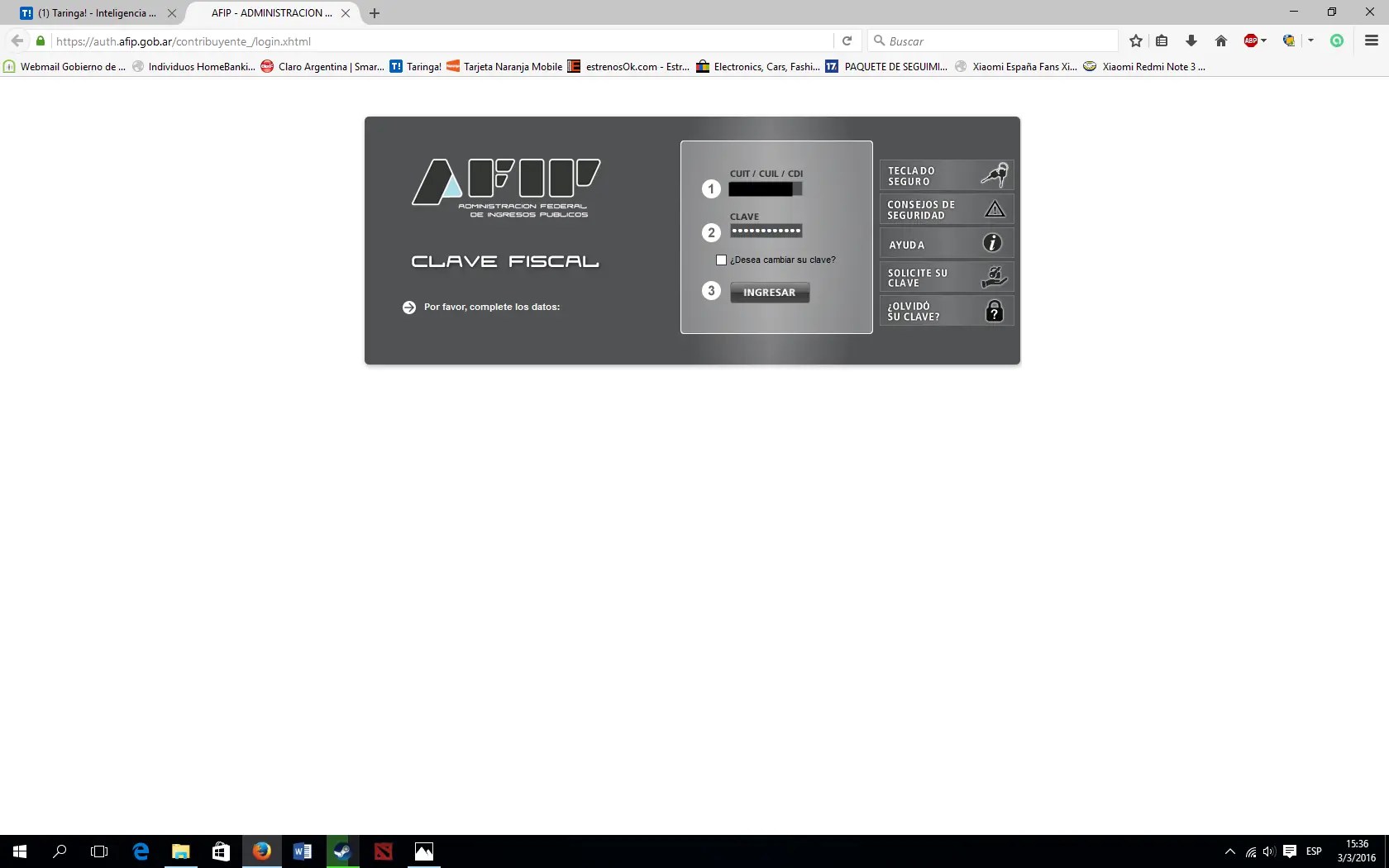 compra al exterior por internet