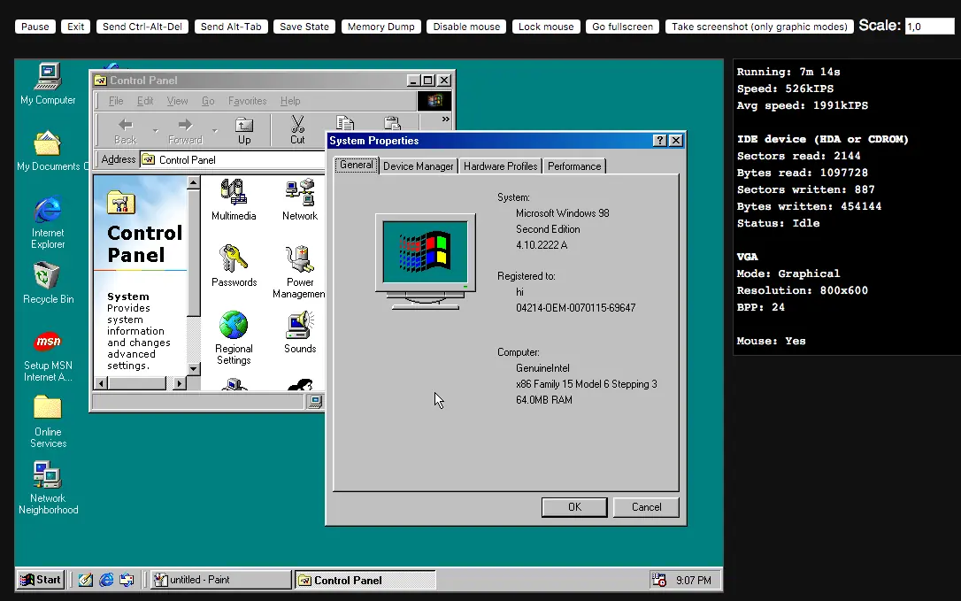 windows 98