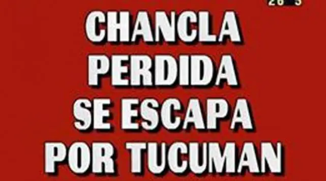 La historia de un tucumano que perdió una ojota azul y se v