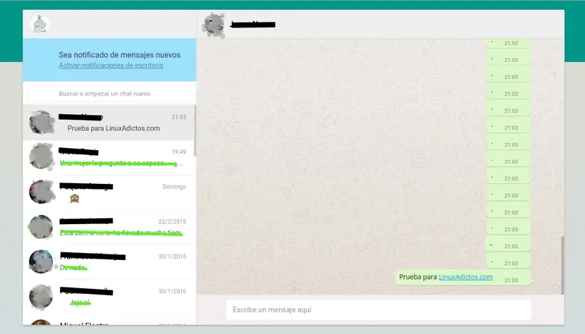 Cómo usar WhatsApp web desde Linux