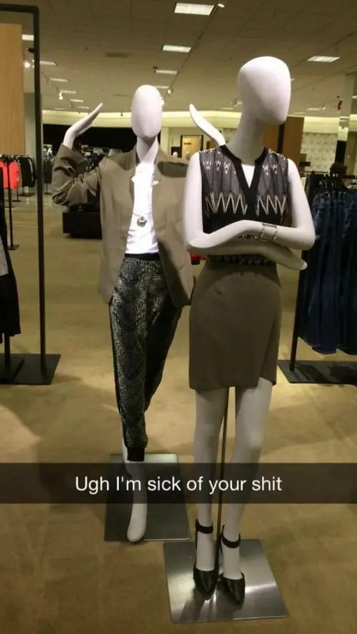 Maniquíes ¡wtf!  +5 si no viste alguno.