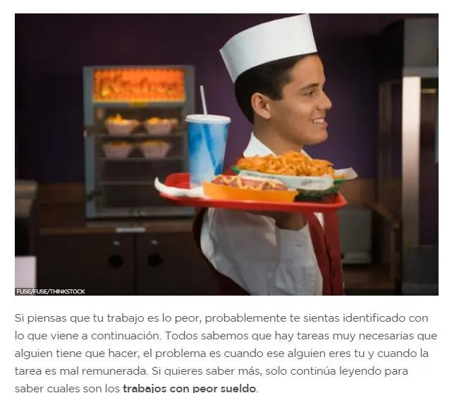 Los 7 trabajos con el peor sueldo del mundo