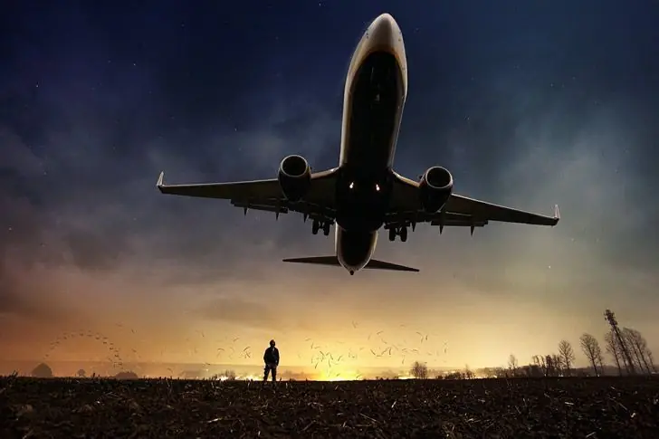 de un avion