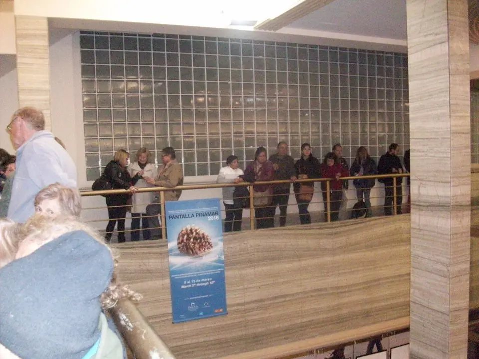 Rodolfo Garavagno en el Cine Gaumont.